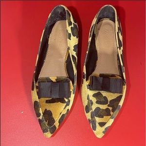 ASOS Leopard Flats with Bow